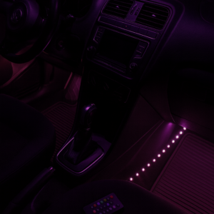 LED Interieurverlichting Set (4-delig) – RGB met Afstandsbediening